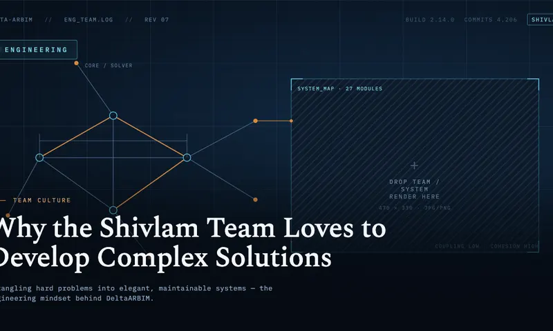 Why the Shivlam Team Loves to Develop Complex Solutions